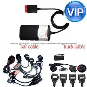 Auto Diagnostic Obd Center Delphi DS150E + OBD2 Trucks Cables + Car Cable