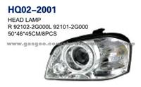 KIA OPTIMA/LOTZE 2005 Headlight Head Lamp 92102-2G000 92101-2G000