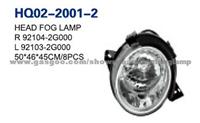 KIA OPTIMA/LOTZE 2005 Head Fog Lamp 92103-2G000 92104-2G000