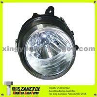 5303875 5303875AC Auto Left Headlamp Assemble For Jeep Compass Patriot 2007-2014