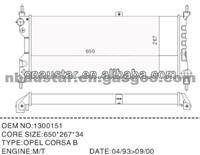 OPEL 1300151 Car Radiator