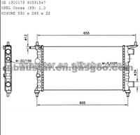 OPEL 1300173 Car Radiator