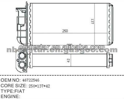 Car Heater For Fiat 46722546