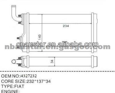 Car Heater For Fiat Palio 4327232