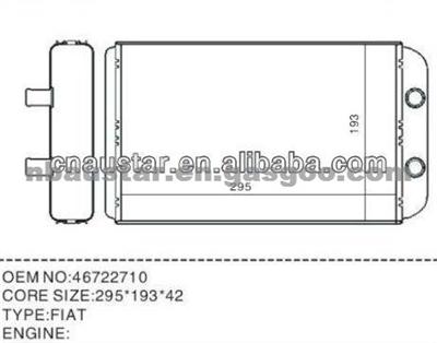 Car Heater For Fiat Palio 46722710