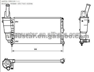 46517926 LANCIA Car Radiator