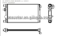 46558704 FIAT Car Radiator