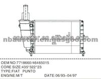 7718660 46465015 Car Radiator For Fiat Punto MT