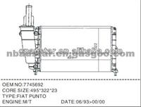 7745692 Car Radiator For Fiat Punto MT