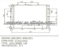 60619881 60651921 Car Radiator Alfa M/T