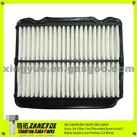 96536696 96536697 96536691 Auto Air Filter For Chevrolet Aveo Aveo5 Kalos Spark Lova Pontiac G3 Wave