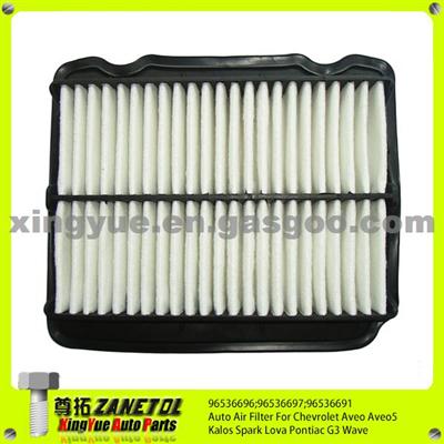 96536696 96536697 96536691 Auto Air Filter For Chevrolet Aveo Aveo5 Kalos Spark Lova Pontiac G3 Wave