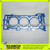 12634480 12605845 4807957 607308 Auto Cylinder Head Gasket Right For Chevrolet Captiva Buick LaCrosse Cadillac CTS SRX