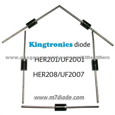 Kt Kingtronics Diode HER201/UF2001 THRU HER208/UF2007