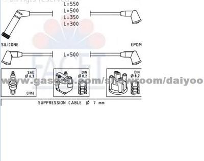 Ignition Cable Kit 27501-22C00 For HYUNDAI