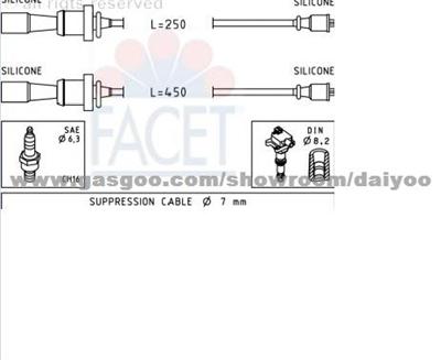 Ignition Cable Kit 27501-38B00,J5380310 For HYUNDAI