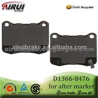 High Quality D1366-8476 Rear Brake Pad For 2007 Year Lexus IS F