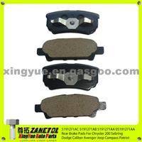 5191271AC 5191271AB 5191271AA 05191271AA Rear Brake Pads For Chrysler 200 Sebring Dodge Caliber Avenger Jeep Compass Patriot
