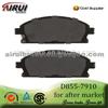 D855-7910 Front Brake Pad For Quest 2004 Year (OE NO.:41060-8H785)