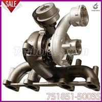 Turbocharger BV39 Turbo Charger For Audi Seat Skoda Volkswagen 751851-5004S