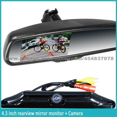 Newest 4.3 Inch Car Rear View Mirror Monitor With Auto-Dimming