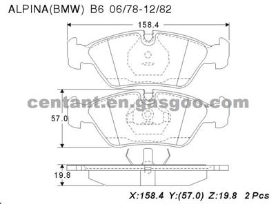 Brake Pads For Bmw GDB298