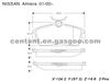 BRAKE PAD For NISSAN ALMERA GDB3168