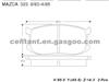 BRAKE PAD For MAZDA 323 COUPE GDB252