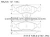 BRAKE PAD For MAZDA 121 GDB3178
