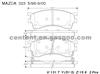 BRAKE PAD For MAZDA 323 GDB3192