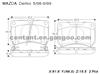 BRAKE PAD For MAZDA Demio GDB3206