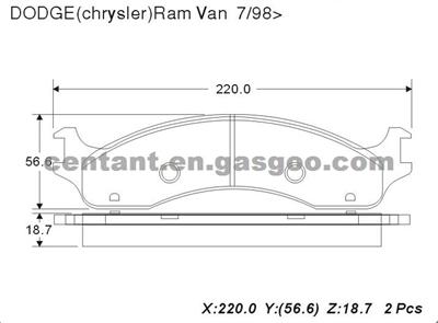 Brake Pads For DODGE ,CHRYSLER GDB4067