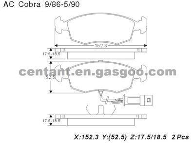 BRAKE PAD GDB371 FOR FIAT SCUDO