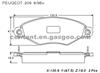 BRAKE PAD For PEUGEOT 206 GDB1361