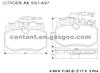 BRAKE PAD For CITROEN AX GDB446