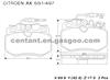 BRAKE PAD For CITROEN AX GDB446