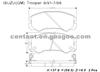 BRAKE PAD For ISUZU Trooper GDB1186 D579