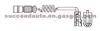 Brake Pad Sensor FOR MERCEDES-BENZ 901 540 0317