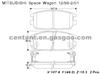 BRAKE PAD For MITSUBISHI Space Wagon GDB3199 D532