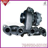 Turbocharger GT1749V Turbo Charger For Audi Seat Skoda Volkswagen 724930-5009S