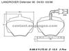 Brake Pads For LAND ROVER DEFENDER GDB976 D518