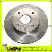 96549782 96264591 96328338 Auto Front Brake Disc For Chevrolet Epica Lacetti Rezzo Evanda Daewoo Nubira Tacuma Tosca