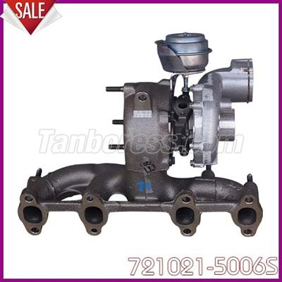 Turbocharger GT1749V Turbo Charger For Audi Seat Volkswagen 721021-0005