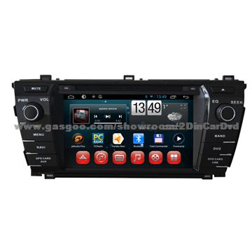 Made In China Toyota Corolla 2013-2014 In Dash Android Car DVD Player 7-Inch With Can Bus