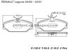 BRAKE PAD For Renault Laguna GDB1030