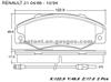 BRAKE PAD For Renault 21 GDB903