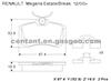 BRAKE PAD For Renault Megance Estate/Break GDB1467