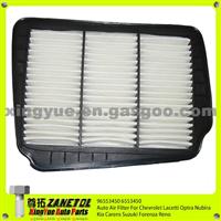 96553450 6553450 Auto Air Filter For Chevrolet Lacetti Optra Nubira Kia Carens Suzuki Forenza Reno