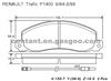 BRAKE PAD For Renault Trafic P1400 GDB344 Cap-C122