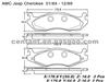 BRAKE PAD For AMC JEEP CHEROKEE GDB1207 D203